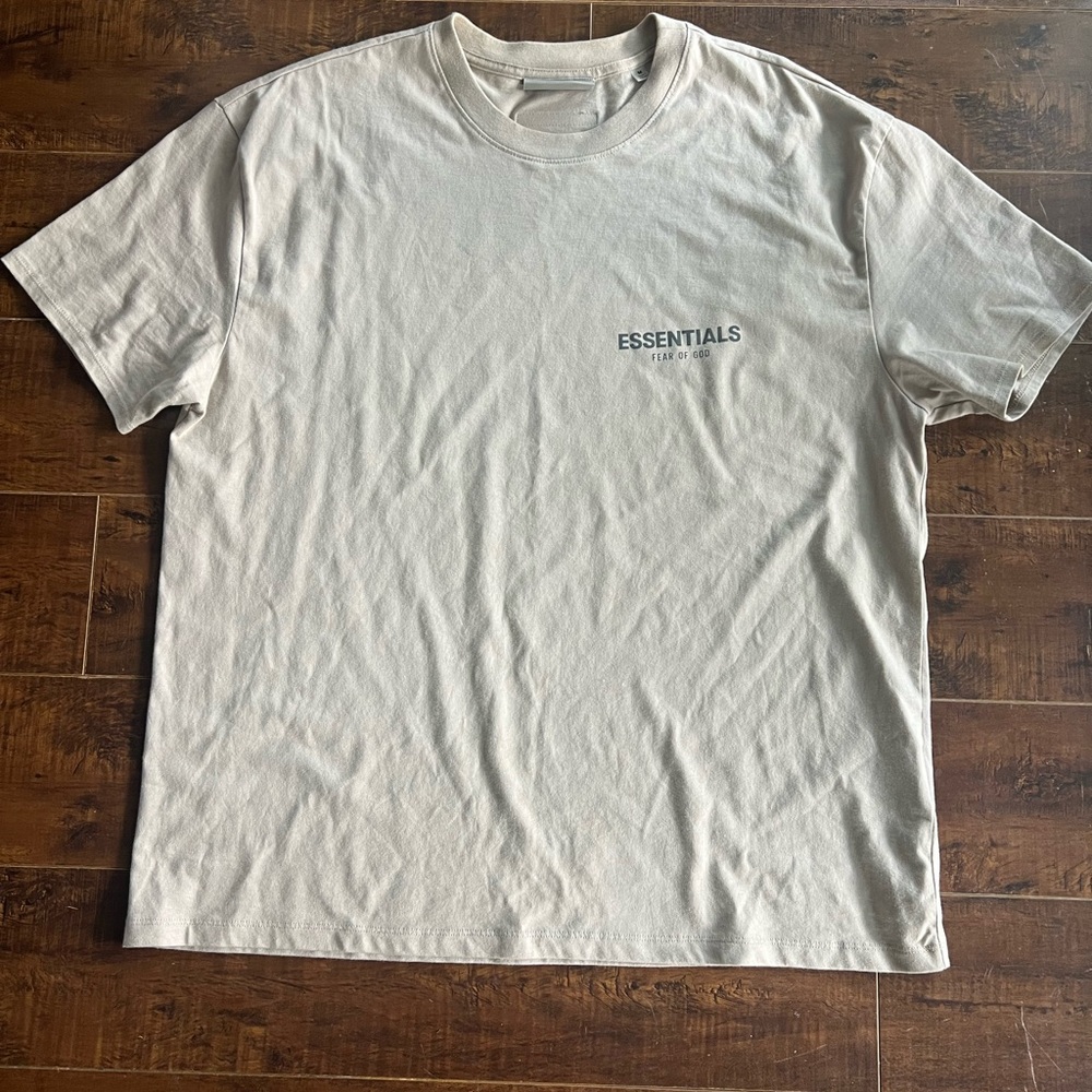 Fear of God Essentials Men's beige T-Shirt